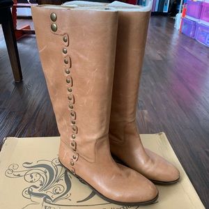 NIB NINE WEST Vintage Leather Riding Boots 7.5